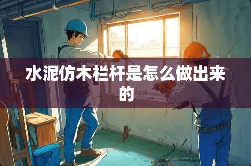 水泥仿木栏杆是怎么做出来的