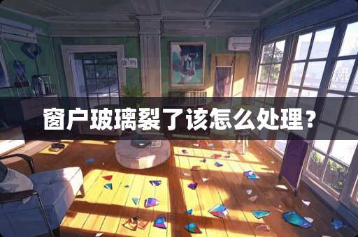 窗户玻璃裂了该怎么处理？