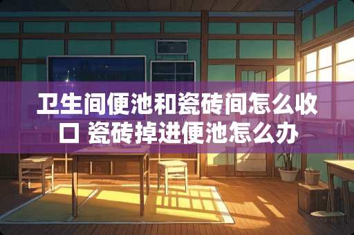 卫生间便池和瓷砖间怎么收口 瓷砖掉进便池怎么办