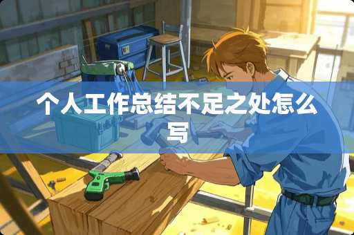 个人工作总结不足之处怎么写