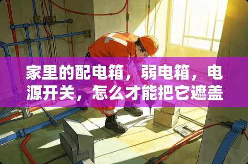 家里的配电箱，弱电箱，电源开关，怎么才能把它遮盖住，才不会那么丑呢？