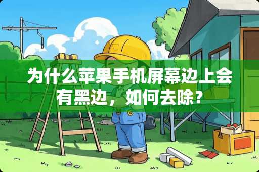 为什么苹果手机屏幕边上会有黑边，如何去除？