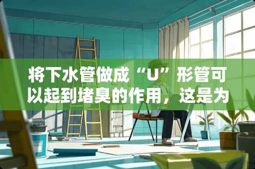 将下水管做成“U”形管可以起到堵臭的作用，这是为什么？