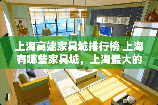 上海高端家具城排行榜 上海有哪些家具城，上海最大的家具城怎么去