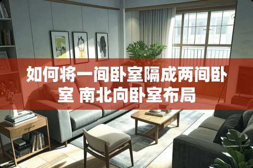 如何将一间卧室隔成两间卧室 南北向卧室布局