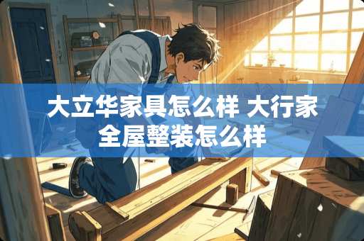 大立华家具怎么样 大行家全屋整装怎么样