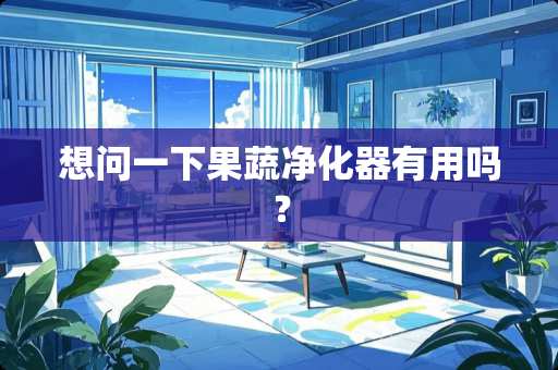 想问一下果蔬净化器有用吗？