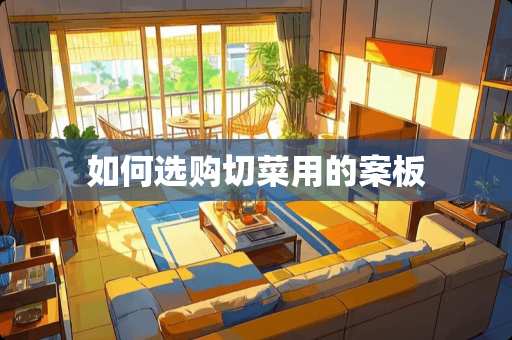 如何选购切菜用的案板