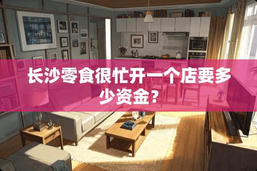 长沙零食很忙开一个店要多少资金？