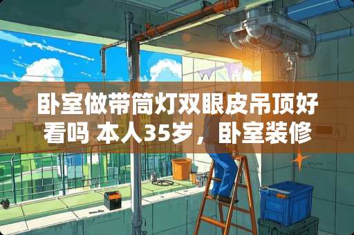 卧室做带筒灯双眼皮吊顶好看吗 本人35岁，卧室装修成什么颜色最洋气