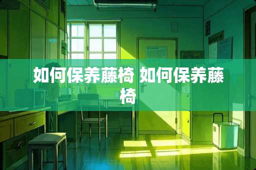 如何保养藤椅 如何保养藤椅