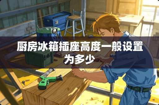 厨房冰箱插座高度一般设置为多少