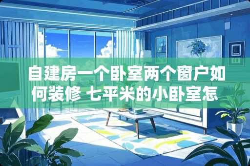自建房一个卧室两个窗户如何装修 七平米的小卧室怎么设计，长3.3m，宽2.5米。如何利用空间？准备至少放一张床和一个衣柜