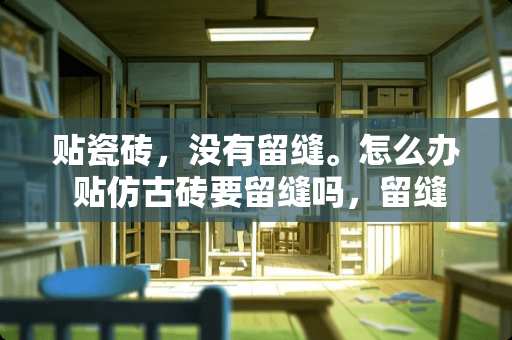 贴瓷砖，没有留缝。怎么办 贴仿古砖要留缝吗，留缝方法有哪些