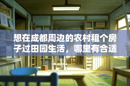 想在成都周边的农村租个房子过田园生活，哪里有合适的，推荐下 2021成都三环新津或者青白江房屋还有投资空间吗