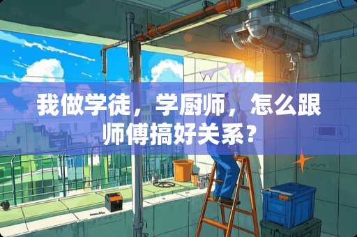 我做学徒，学厨师，怎么跟师傅搞好关系？