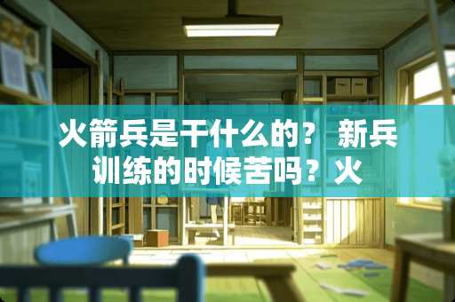 火箭兵是干什么的？ 新兵训练的时候苦吗？火