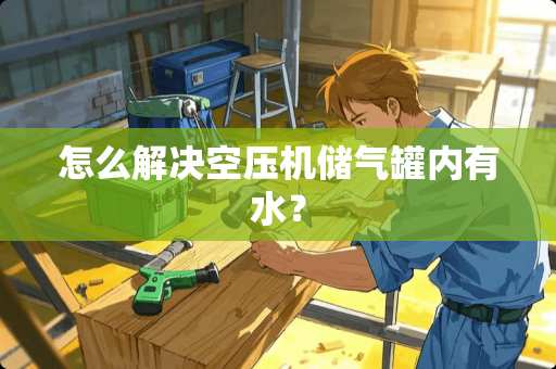 怎么解决空压机储气罐内有水? 怎么解决空压机储气罐内有水?