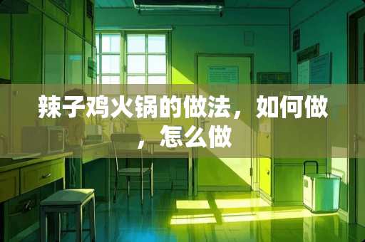 辣子鸡火锅的做法，如何做，怎么做