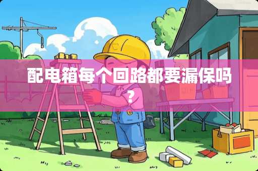 配电箱每个回路都要漏保吗？