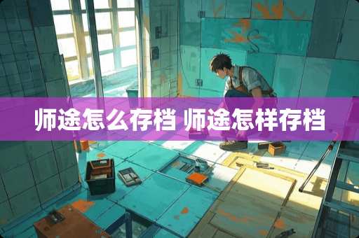 师途怎么存档 师途怎样存档