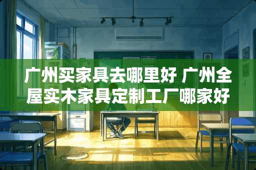 广州买家具去哪里好 广州全屋实木家具定制工厂哪家好