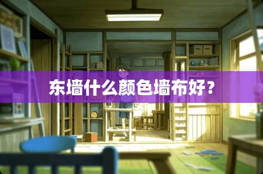 东墙什么颜色墙布好？