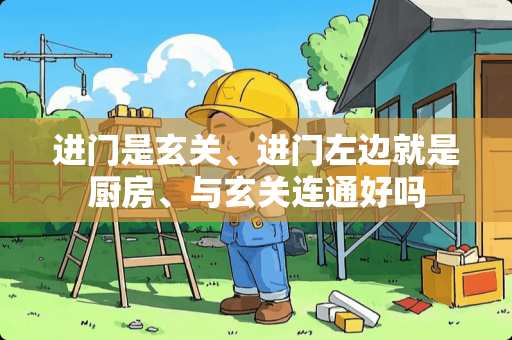 进门是玄关、进门左边就是厨房、与玄关连通好吗