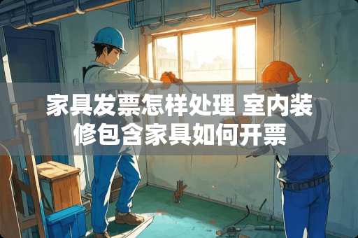 家具发票怎样处理 室内装修包含家具如何开票