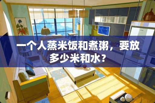一个人蒸米饭和煮粥,要放多少米和水? 一个人蒸米饭和煮粥,要放多少米和水?