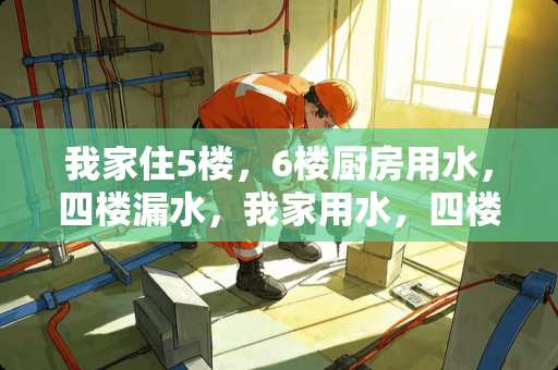 我家住5楼，6楼厨房用水，四楼漏水，我家用水，四楼不漏。请问是怎么回事？