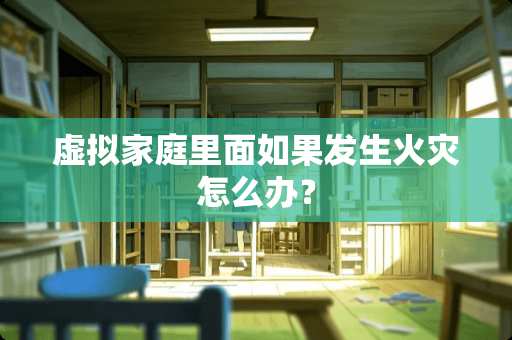 虚拟家庭里面如果发生火灾怎么办？
