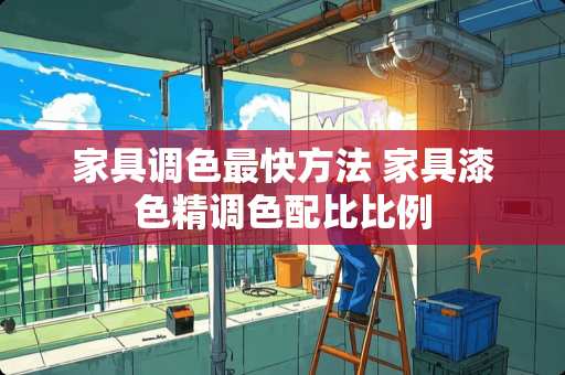 家具调色最快方法 家具漆色精调色配比比例