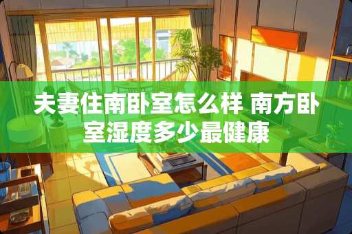 夫妻住南卧室怎么样 南方卧室湿度多少最健康