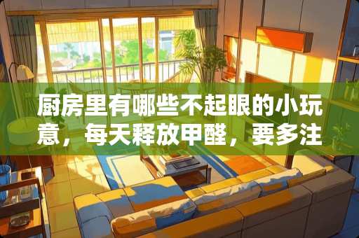 厨房里有哪些不起眼的小玩意，每天释放甲醛，要多注意？