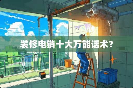 装修电销十大万能话术？