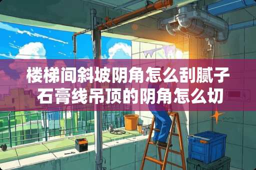 楼梯间斜坡*角怎么刮腻子 石膏线吊顶的*角怎么切