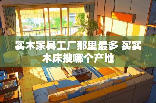 实木家具工厂那里最多 买实木床搜哪个产地