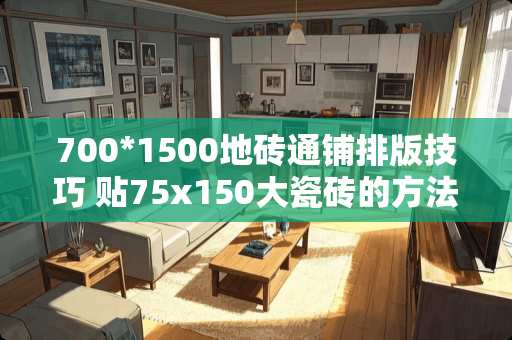700*1500地砖通铺排版技巧 贴75x150大瓷砖的方法与技巧