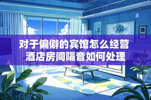 对于偏僻的宾馆怎么经营 酒店房间隔音如何处理