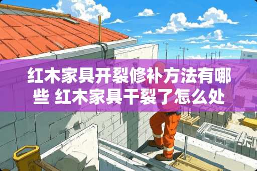 红木家具开裂修补方法有哪些 红木家具干裂了怎么处理啊