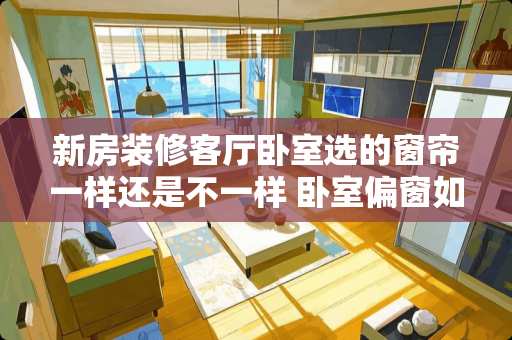 新房装修客厅卧室选的窗帘一样还是不一样 卧室偏窗如何装窗帘好看