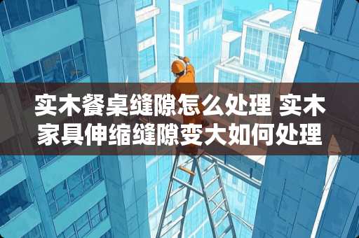 实木餐桌缝隙怎么处理 实木家具伸缩缝隙变大如何处理