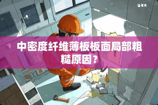 中密度纤维薄板板面局部粗糙原因？