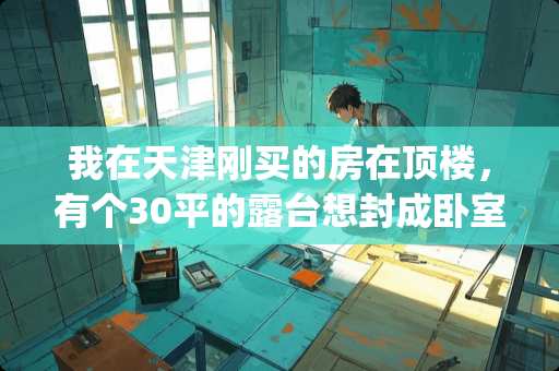 我在天津刚买的房在顶楼，有个30平的露台想封成卧室，不知道怎么封用什么材料比较好?(物业不管) 顶楼露台怎样装修？有哪些需要注意的问题