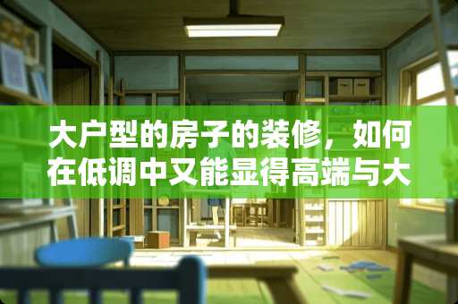 大户型的房子的装修，如何在低调中又能显得高端与大气 卧室怎么装修的高档大气