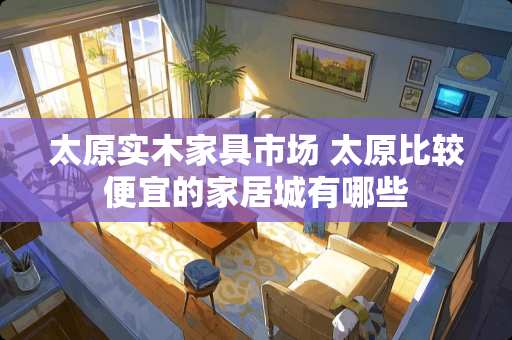 太原实木家具市场 太原比较便宜的家居城有哪些