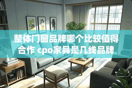 整体门窗品牌哪个比较值得合作 cpo家具是几线品牌