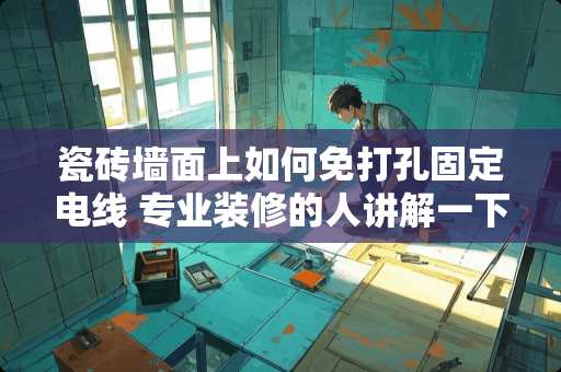 瓷砖墙面上如何免打孔固定电线 专业装修的人讲解一下背景墙贴瓷砖的正确做法，既方便又结实