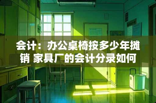 会计：办公桌椅按多少年摊销 家具厂的会计分录如何做